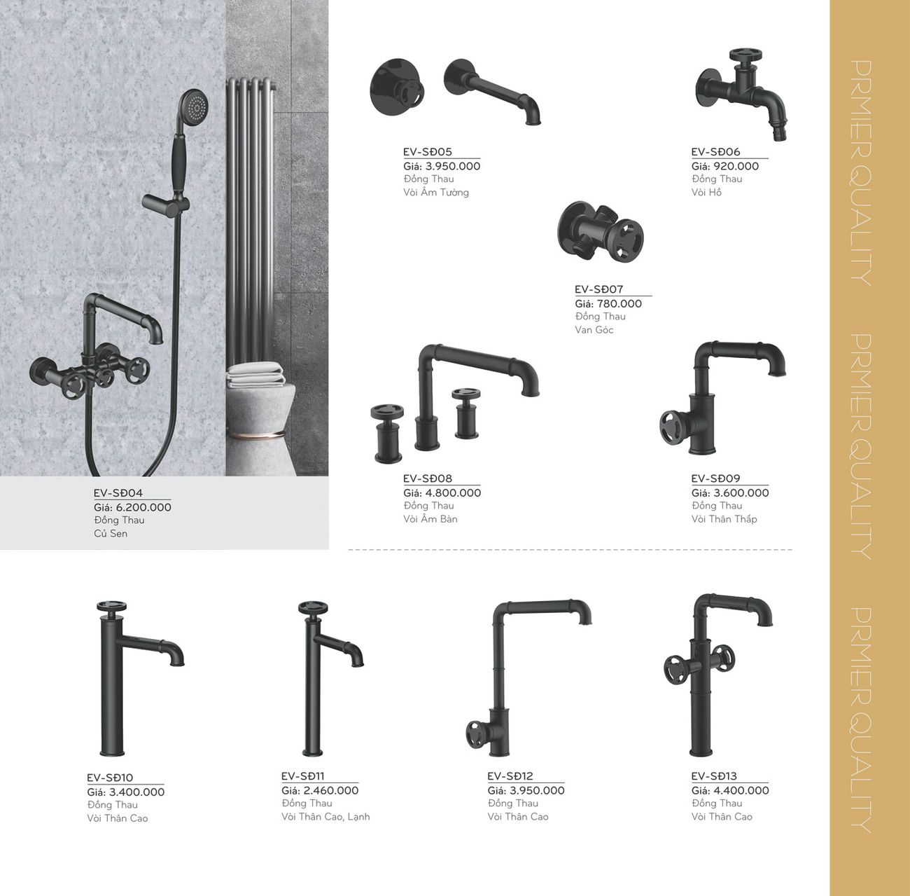 Thiết bị vệ sinh EVEREST Cổ Điển Catalogue và Bảng giá mới nhất /Page 